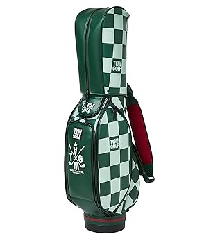 チェック柄ゴルフバッグ・キャディバッグ Amazon | TAM!GOLF チェック柄キャディバッグ カートタイプ 9